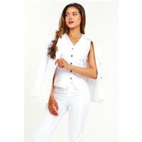 LuvForever Fashion Women's Polar White 3 Piece Power Suit | Size: 8