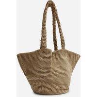 Where's That From Women's Elowen Mesh Shopper Shoulder Bag in Tan