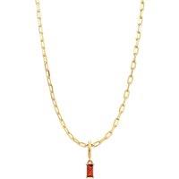 Gold Trip Women's January Birthstone Necklace in Gold