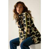 Regatta Women's Orla Kiely Mid Length Waterproof Jacket in Stone | Size: 8