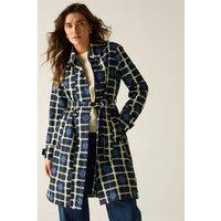 Regatta Women's Orla Kiely Trench Waterproof Jacket in Navy | Size: 16