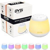 Dyzi Portable White Noise Machine Rechargeable Kids Sleep Aid Night Light
