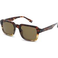 Police Men's SPLN36M-520836 Square/Rectangle Sunglasses in Brown