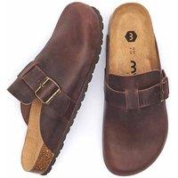 Moshulu Men's 'Buckator' Cork Footbed Clogs in Chocolate | Size: 10