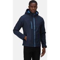 Regatta Men's Venturer 3-layer Printable Hooded Softshell Jacket in Mid Navy | Size: 2XL