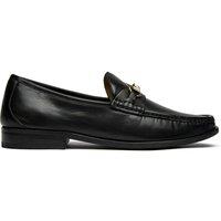 Walk London Men's Tino Trim Shoes in Black | Size: 9