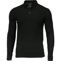 Nimbus Men's Carlington Deluxe Long Sleeve Polo Shirt in Black | Size: 2XL