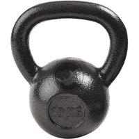 Nordara Men's 10kg Cast Iron Kettlebell Black Home Gym Strength Training Weight | Size: 12.5kg