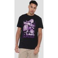 Netflix Kpop Demon Hunters Huntrix Huntrx Manga Panels Trio T-Shirt, Black | Size: 3XL