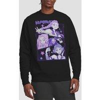Netflix Kpop Demon Hunters Anime Huntrix Huntrx Sweatshirt, Black | Size: Small