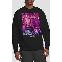 Netflix Kpop Demon Hunters Huntrix Huntrx Mira Bootleg Sweatshirt, Black | Size: Medium