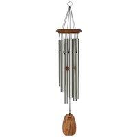 Woodstock Chimes Silver Happy Birthday Wind Chime