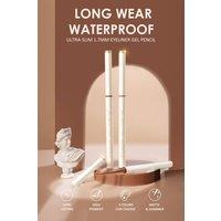 SHEONLY Set of 2 Waterproof Gel Eyeliners in Black | Size: 2 Pack