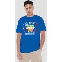Disney Star Wars You Make My Heart Grogu T-Shirt, Royal | Size: XL