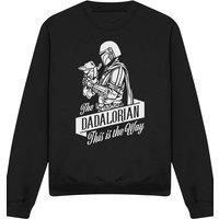 Disney Star Wars Father'S Day The Dadalorian Mandalorian Sweatshirt, Black | Size: Medium