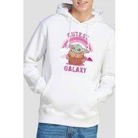 Disney Star Wars Grogu Cutest In The Galaxy Hoodie, White | Size: 2XL