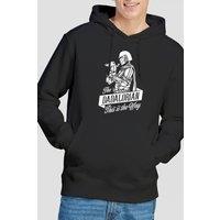 Disney Star Wars Father'S Day The Dadalorian Mandalorian Hoodie, Black | Size: Large