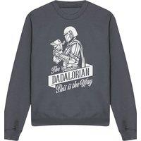Disney Star Wars Father'S Day The Dadalorian Mandalorian Sweatshirt, Charcoal | Size: Small