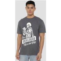 Disney Star Wars Father'S Day The Dadalorian Mandalorian T-Shirt, Charcoal | Size: Large