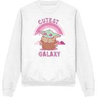 Disney Star Wars Grogu Cutest In The Galaxy Sweatshirt, White | Size: 2XL
