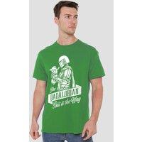 Disney Star Wars Father'S Day The Dadalorian Mandalorian T-Shirt, Kelly Green | Size: Small