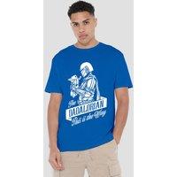 Disney Star Wars Father'S Day The Dadalorian Mandalorian T-Shirt, Royal | Size: 4XL