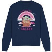 Disney Star Wars Grogu Cutest In The Galaxy Sweatshirt, Navy | Size: XL