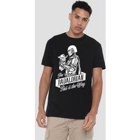 Disney Star Wars Father'S Day The Dadalorian Mandalorian T-Shirt, Black | Size: 3XL