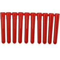 JCP CONSTRUCTION PRODUCTS Plastic Plugs Red 5.5 x 30mm - Box of 1000