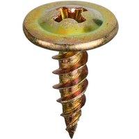 Unifix Drywall Screws Wafer Head Zyp Ce - 4.2 x 14mm - Box of 1000 in Gold