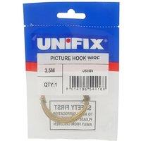 Unifix Picture Hook Wire 3.5M in Gold
