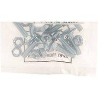 Unifix Grade 4.8 Cup Square Hex Bolts & Nuts - Box of 50 in Silver