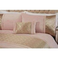 Rapport Home Capri Boudoir Polyester Filled Cushion (50x30 cm) in Dusty Pink | Size: 30 cm x 50 cm