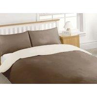 Rapport Home Percale Reversible Polycotton Quilt Cover in Charcoal | Size: Single