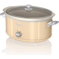 Swan Retro 6.5L Slow Cooker in Cream