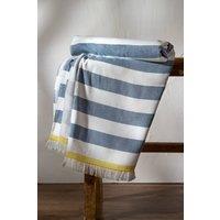 Soak&Sleep Navy Striped Beach Towels