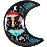 KDMD Crescent Moon Dark Forest Print Trinket Dish in Black