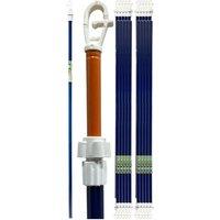 BARGAINS-GALORE Set Of 2 Heavy Duty 2.2m Metal Telescopic Washing LINE Pole 7.2ft