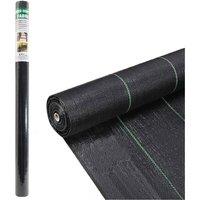 BARGAINS-GALORE Weed Control Fabric Gardening 25m X 1m Ground Cover Tarp Heavy Duty in Black