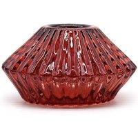 Serenityy Flower Flip Dinner Candle Tealight Holder - Vampire Red
