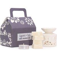 Serenityy Moroccan Glow Fragrance Gift Set - Wax Melts & Ceramic Burner in White | Size: 0.5m x 1m
