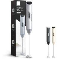 Keplin Milk Frother - Handheld, Electric Milk Foam Maker with Stainless Steel in Silver | Size: 1 Pack