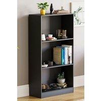 Home Discount Vida Designs Cambridge 3 Tier Medium Bookcase Storage Space-saving in Black