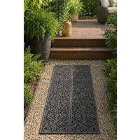 Marco Paul 10pk Easy Click Plastic Garden Deck Tiles in Grey