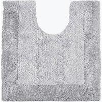 Allure Bath Fashions Elegance Reversible Heavyweight Pedestal Mat in Light Grey