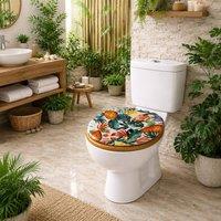 SPOT ON DEALZ 18" Paradise Jungle Toilet Seat Multicolour