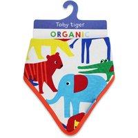 Toby Tiger Safari Print Dribble Bib