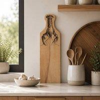 Selbrae House Lobster Framed Beech Serving Board - Medium in Natural