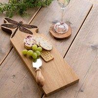 Selbrae House Dragonfly Framed Beech Serving Board - Medium in Natural