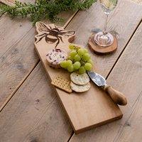 Selbrae House Bee Framed Beech Serving Board - Medium in Natural